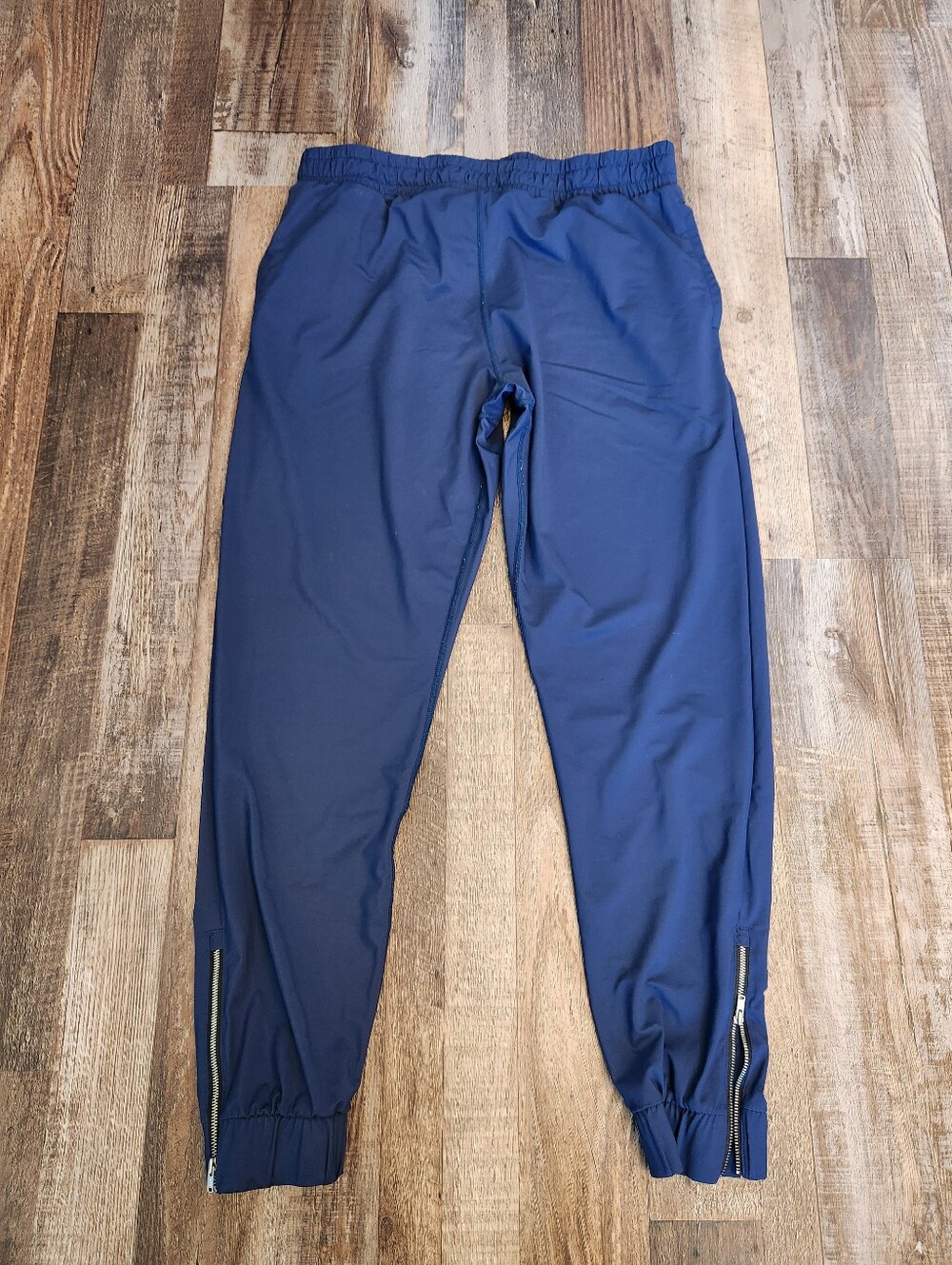 Zyia Zipper Joggers Blue Size Medium